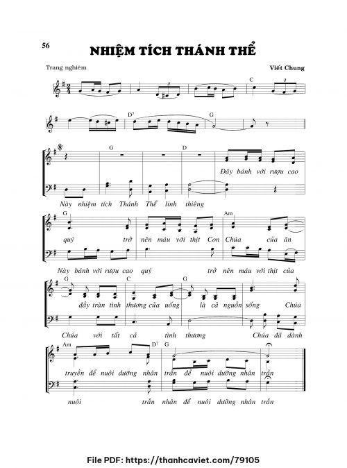 Nhiệm tích Thánh Thể - Viết Chung - trang 1