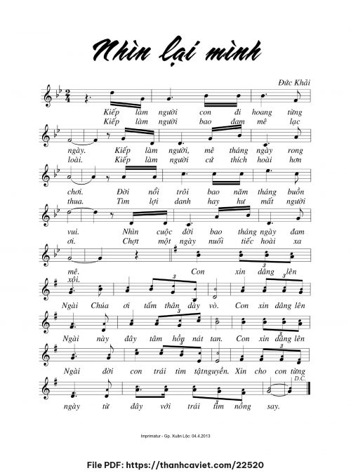 Nhìn lại mình - Đức Khải - trang 1