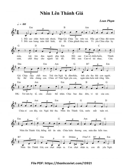 Nhìn lên Thánh Giá - Loan Phạm - trang 1