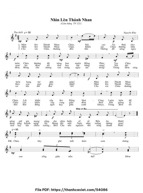 Nhìn lên Thánh Nhan - Nguyên Kha - trang 1