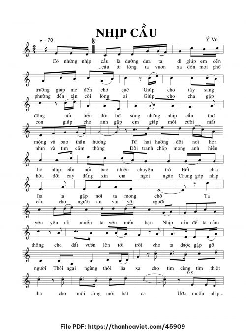 Nhịp cầu - Ý Vũ - trang 1