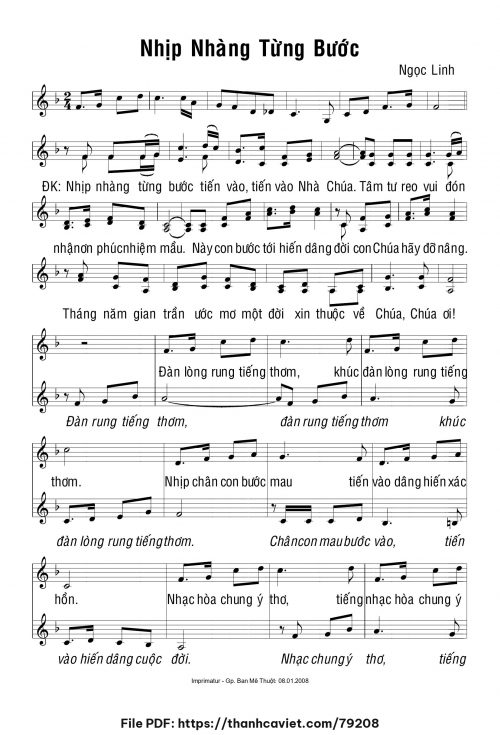 Nhịp nhàng từng bước - Ngọc Linh - trang 1