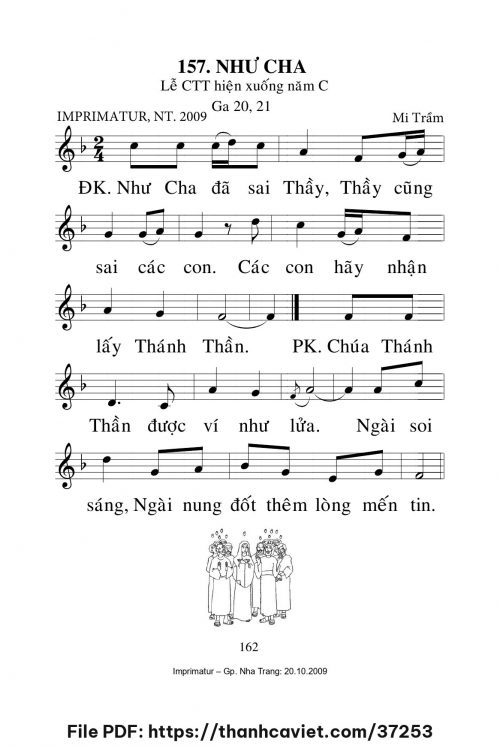 Như Cha [Lễ Chúa Thánh Thần hiện xuống năm C] – - Lm. Mi Trầm - trang 1