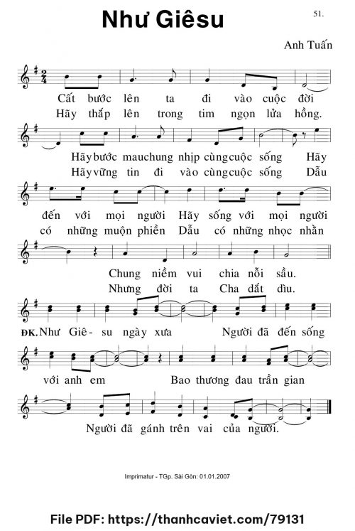 Như Giêsu - Anh Tuấn - trang 1