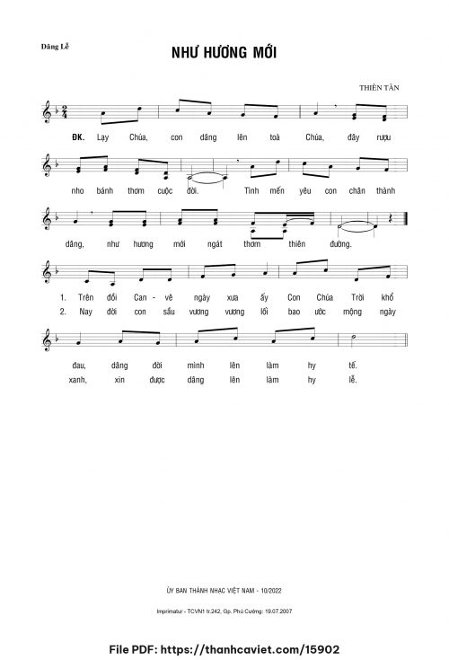 Như hương mới - Thiên Tân - trang 1