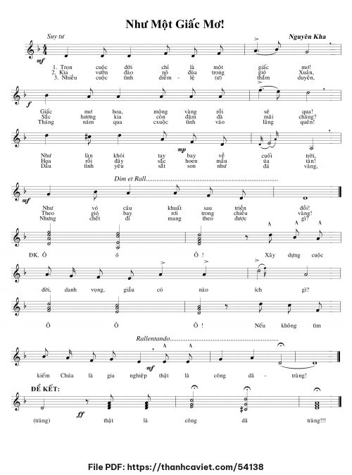 Như một giấc mơ - Nguyên Kha - trang 1