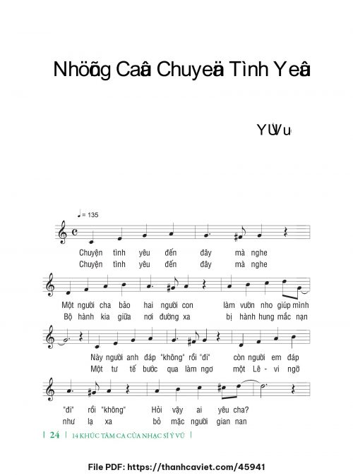 Những câu chuyện tình yêu - Ý Vũ - trang 1