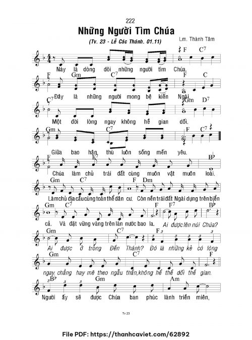 Những người tìm Chúa - Lm. Thành Tâm - trang 1