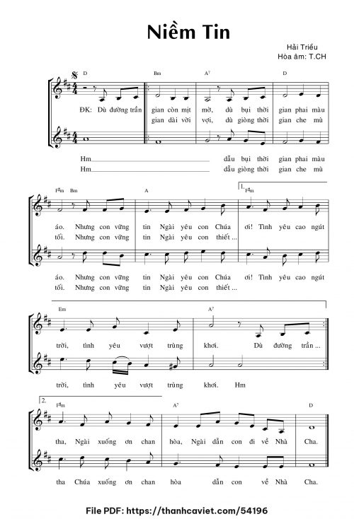 Niềm tin - Hải Triều - trang 1