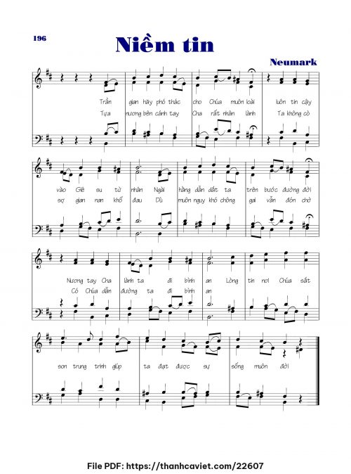 Niềm tin - Nhạc quốc tế - trang 1
