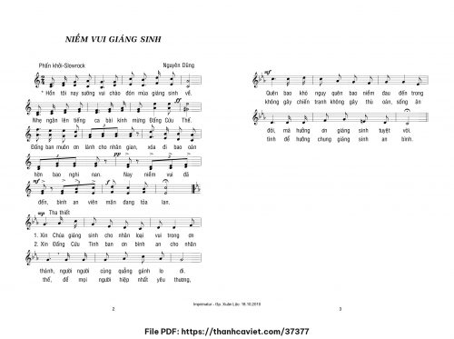Niềm vui Giáng Sinh - Nguyên Dũng - trang 1