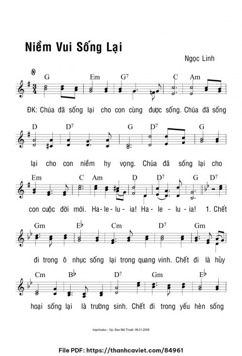 Niềm vui sống lại - Ngọc Linh - trang 1