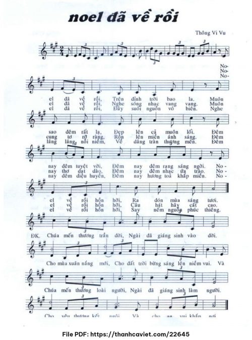 Noel đã về rồi - Thông Vi Vu - trang 1