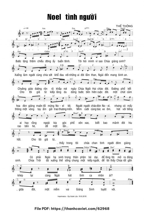Noel tình người - Thế Thông - trang 1