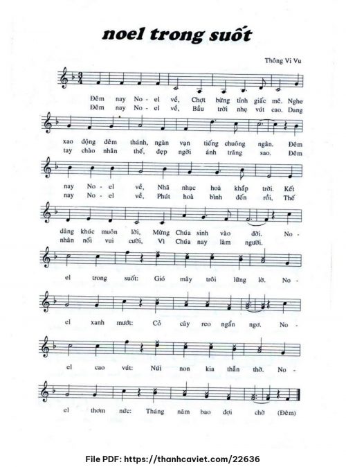 Noel trong suốt - Thông Vi Vu - trang 1