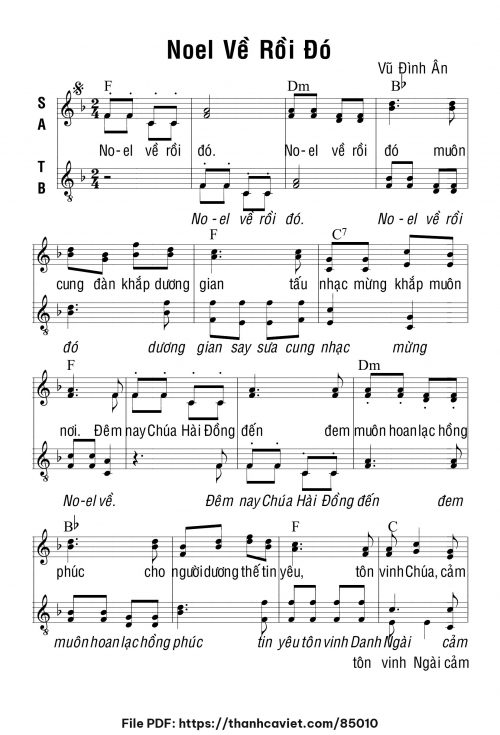 Noel về rồi đó - Vũ Đình Ân - trang 1
