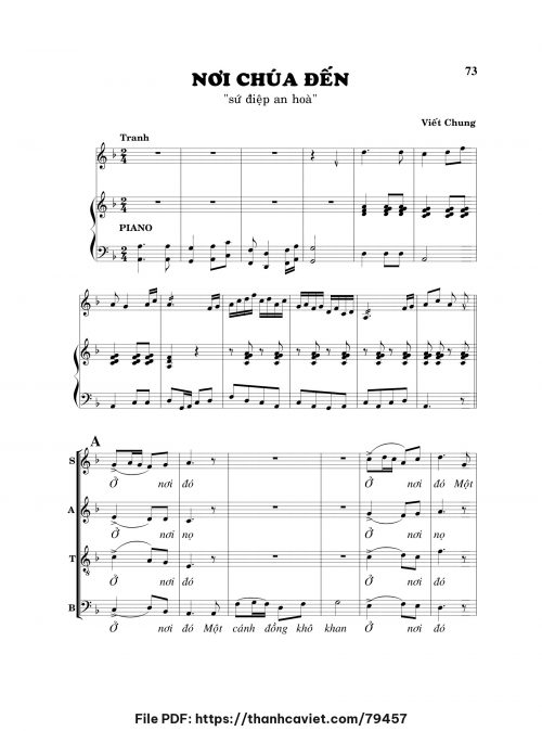 Nơi Chúa đến - Viết Chung - trang 1