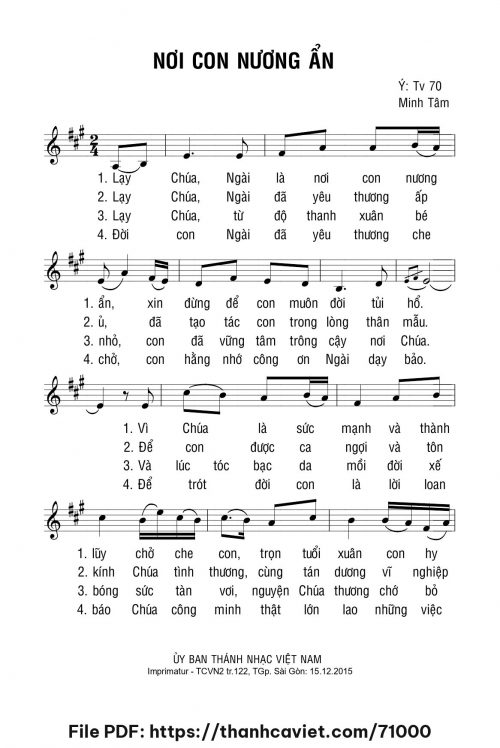 Nơi con nương ẩn - Minh Tâm - trang 1