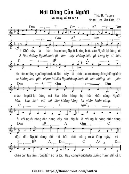 Nơi đứng của Người - Lm. Ân Đức - trang 1