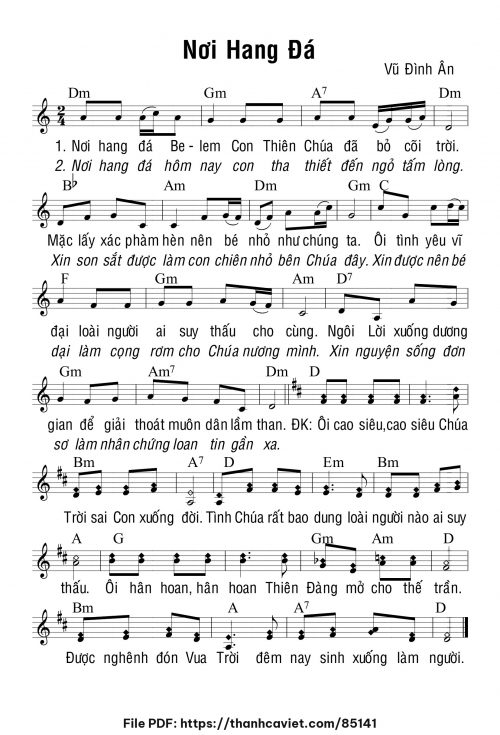 Nơi hang đá - Vũ Đình Ân - trang 1