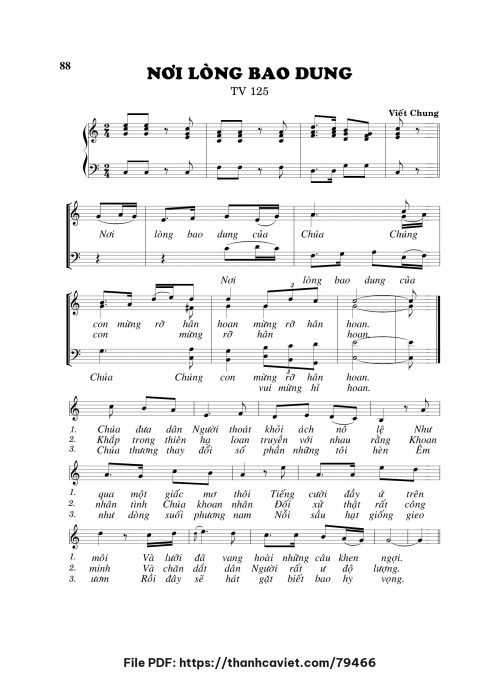 Nơi lòng bao dung - Viết Chung - trang 1
