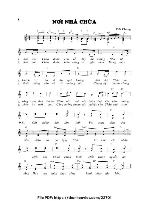 Nơi nhà Chúa - Viết Chung - trang 1