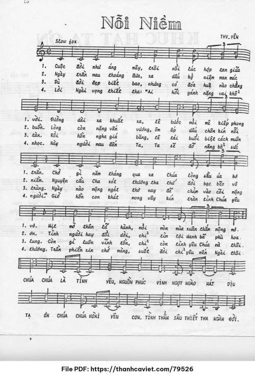 Nỗi niềm - Thy Yên - trang 1