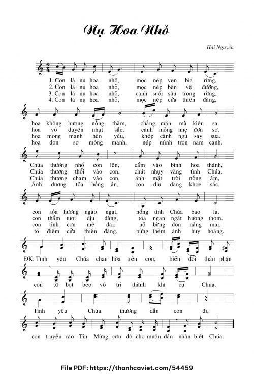 Nụ hoa nhỏ - Hải Nguyễn - trang 1