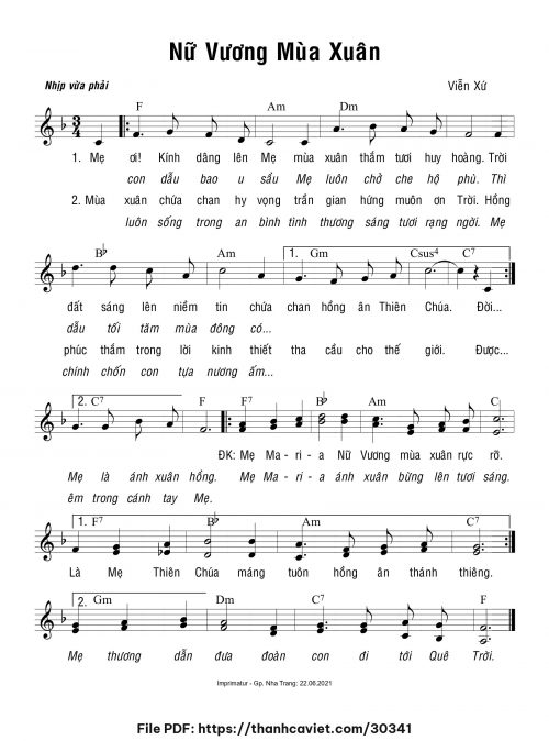 Nữ Vương mùa xuân - Viễn Xứ - trang 1