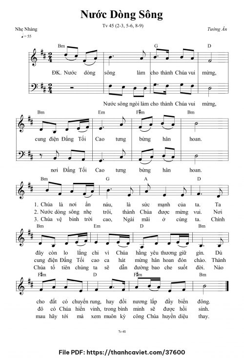 Nước dòng sông - Tường Ân - trang 1
