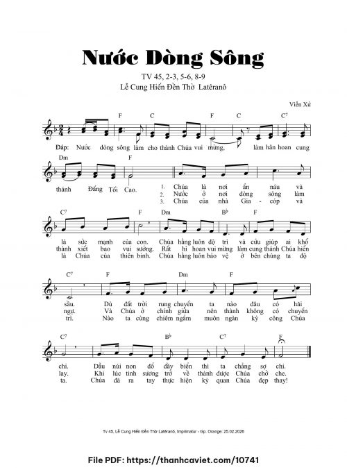 Nước dòng sông - Viễn Xứ - trang 1