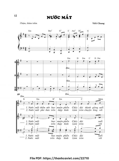 Nước mắt - Viết Chung - trang 1