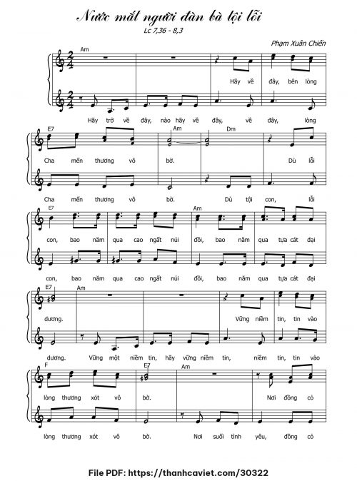 Nước mắt người đàn bà tội lỗi - Phạm Xuân Chiến - trang 1