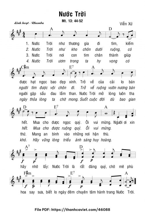 Nước Trời - Viễn Xứ - trang 1