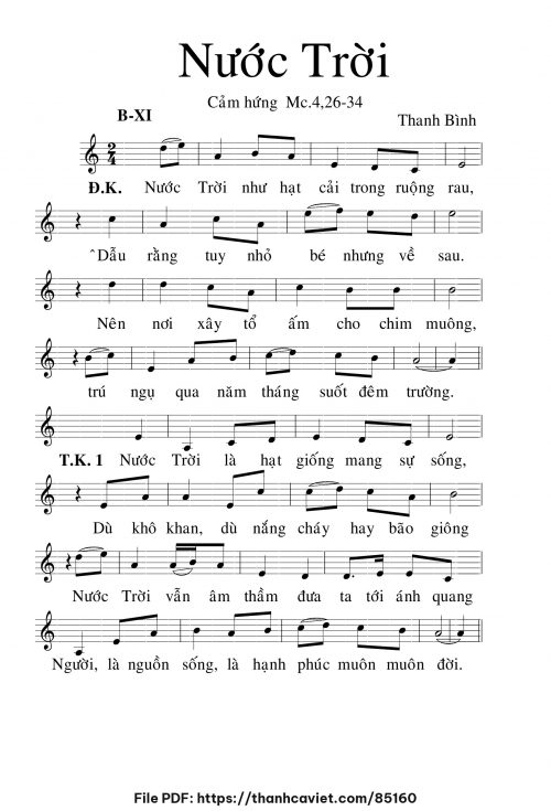 Nước Trời - Lm. Thanh Bình - trang 1