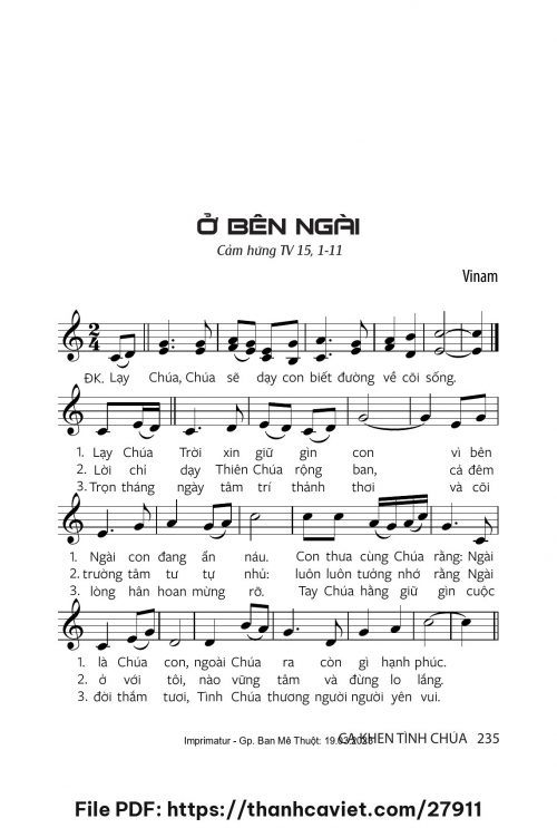 Ở bên Ngài - Vinam - trang 1
