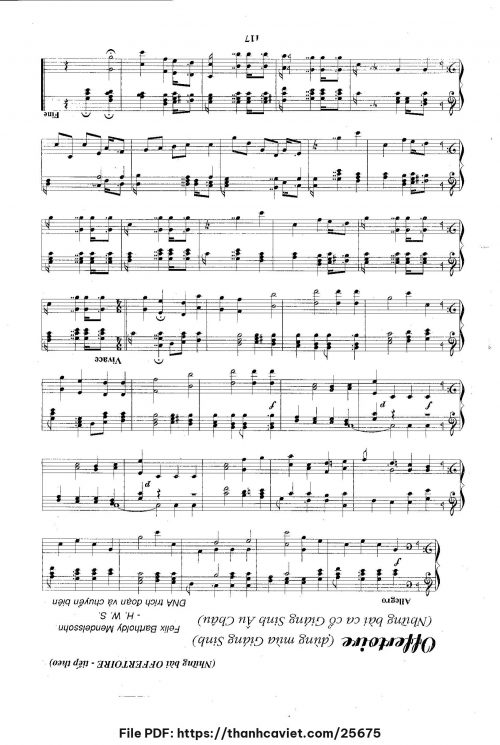 Offertoire mùa Giáng sinh - Nhạc quốc tế - trang 1