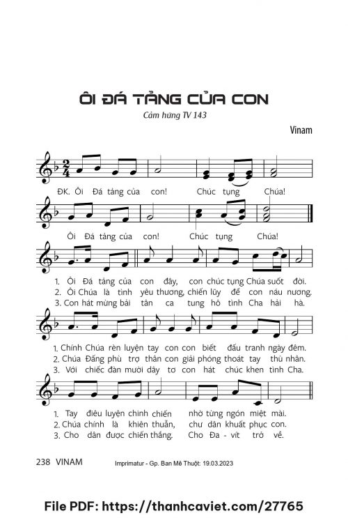 Ôi đá tảng của con - Vinam - trang 1