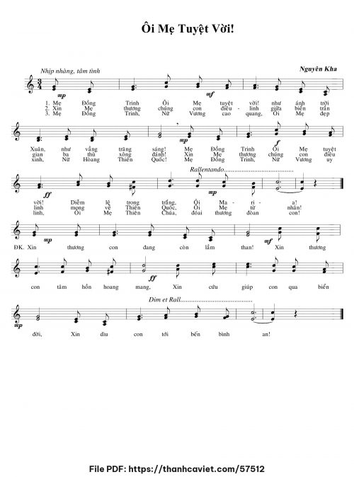 Ôi Mẹ tuyệt vời - Nguyên Kha - trang 1