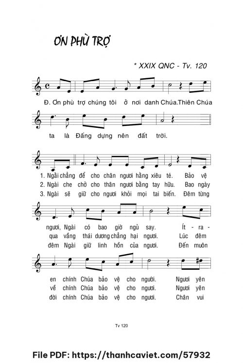 Ơn phù trợ - Lm. La Thập Tự - trang 1
