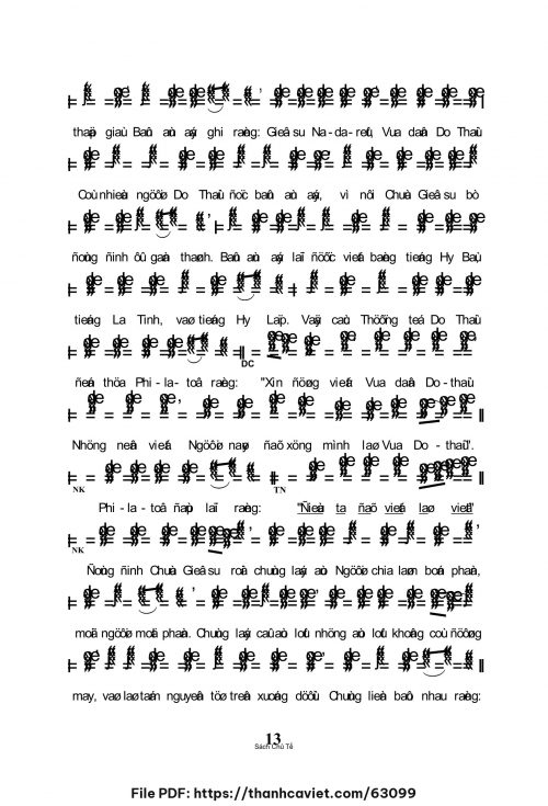 Passio & Exsultet - Gm. Nguyễn Văn Hòa - trang 1