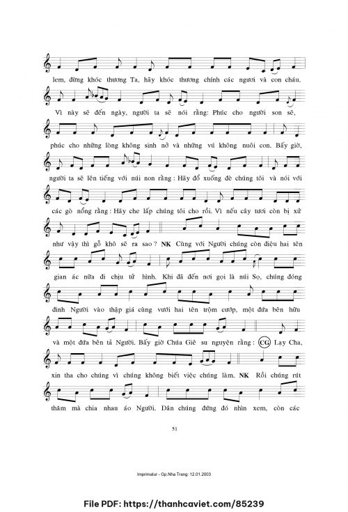 PASSIO – EXSUTET - Gm. Nguyễn Văn Hòa - trang 1