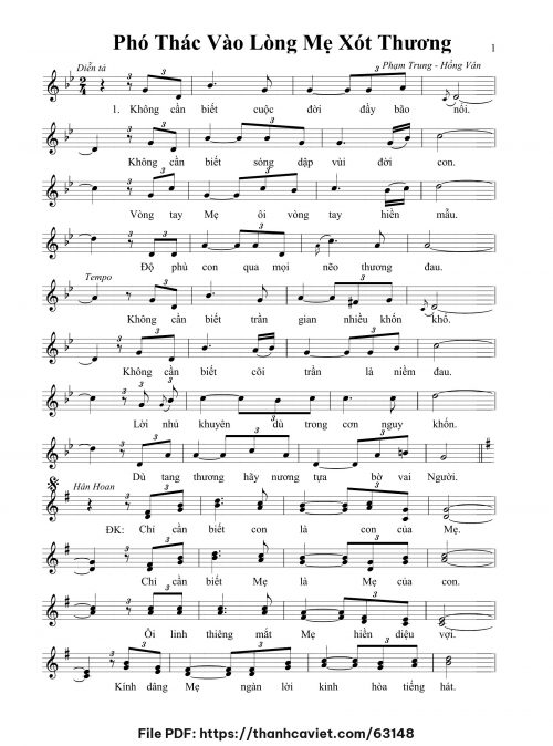 Phó thác vào lòng Mẹ xót thương - Phạm Trung - trang 1