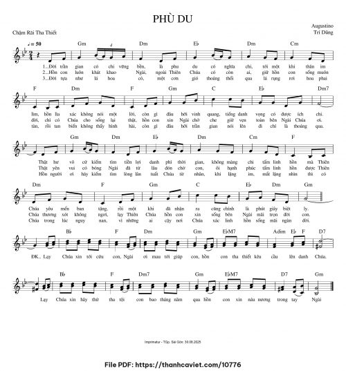Phù du - Augustino Trí Dũng - trang 1