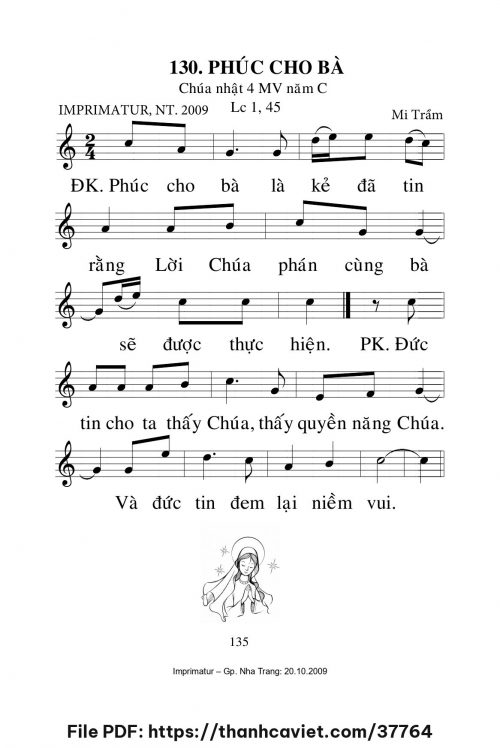 Phúc cho bà [CN4 MVC] – - Lm. Mi Trầm - trang 1