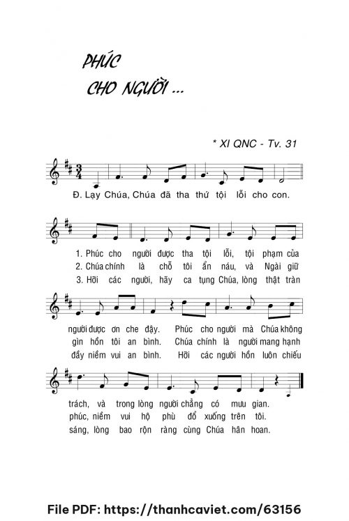 Phúc cho người - Lm. La Thập Tự - trang 1