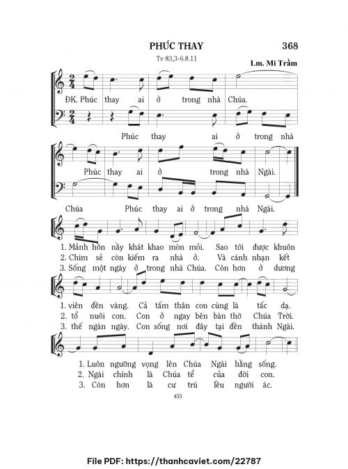 Phúc thay - Lm. Mi Trầm - trang 1