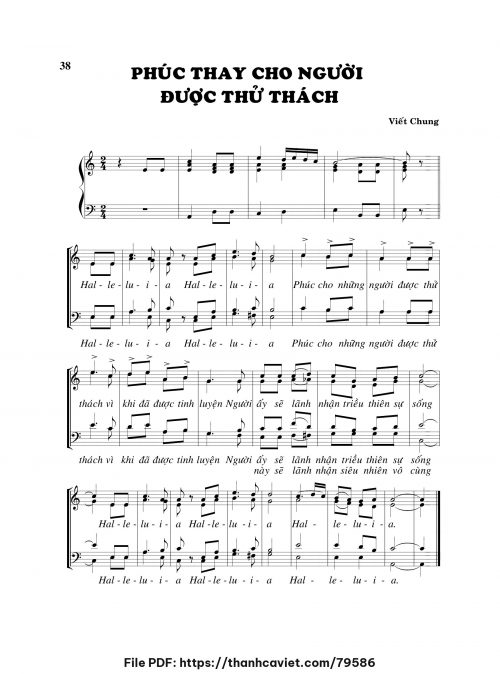 Phúc thay cho người được thử thách - Viết Chung - trang 1