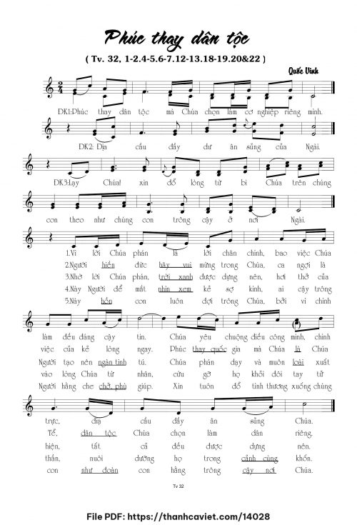 Phúc thay dân tộc - Quốc Vinh - trang 1