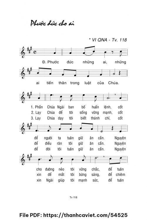 Phước đức cho ai - Lm. La Thập Tự - trang 1